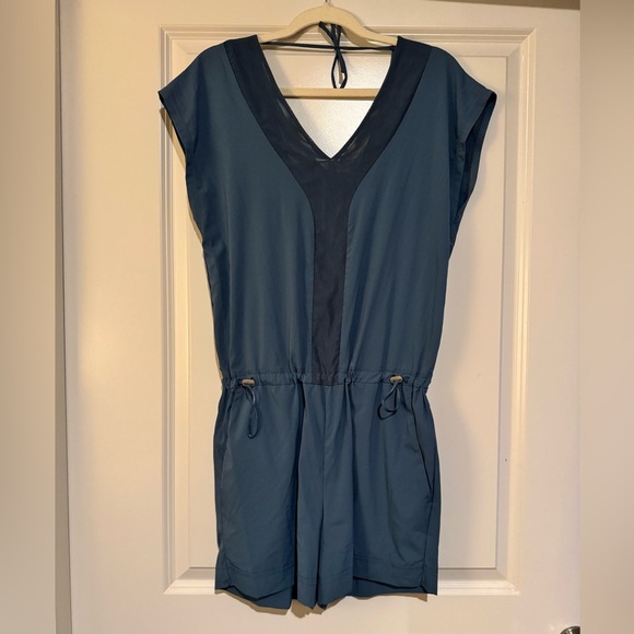 Indyeva Esi Short Romper Athletic Indygena Blue Size Small Pickleball Tennis EUC - Picture 3 of 7